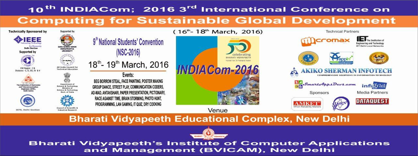 INDIACom-2016 Home | BVICAM